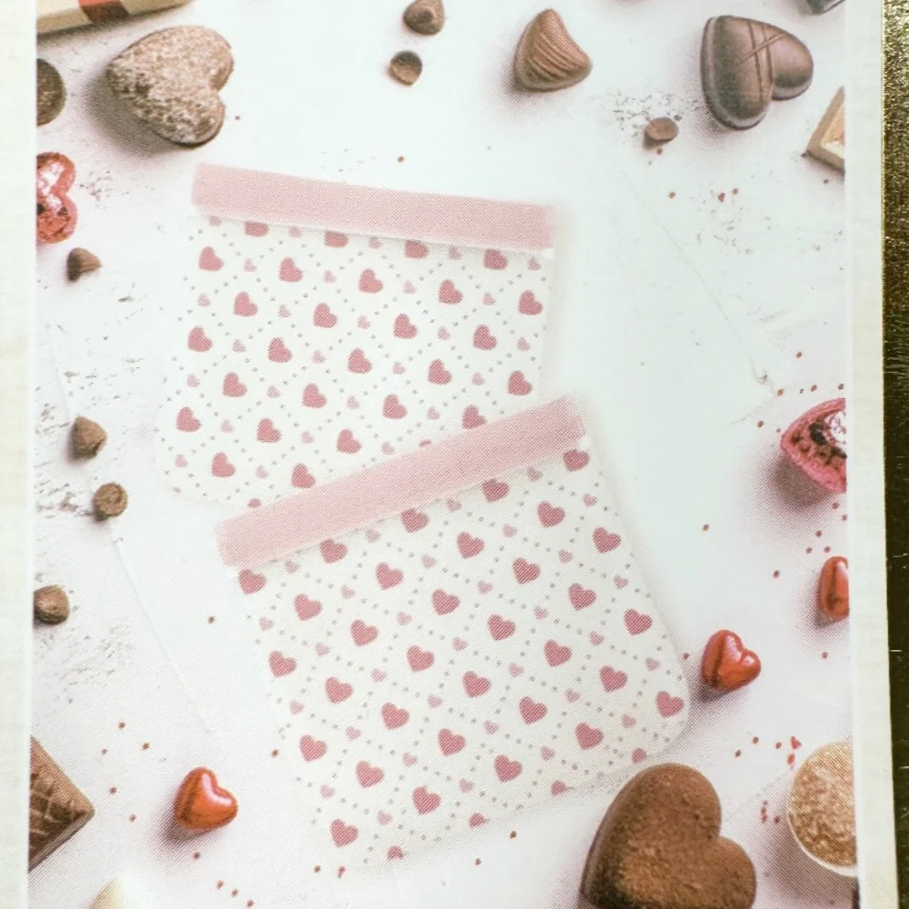 New CWC PINK HEART Reusable Storage Bags